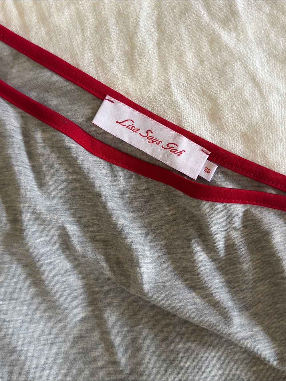 Lisa Says Gah One Shoulder Erin Tank Heather Grey - Picture 5 of 7